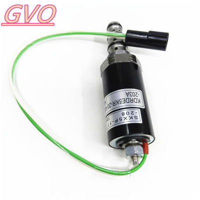 KDRDE5KR-20 40C07-203A Kobelco SK60-3 SK200-2 এর জন্য সোলিনয়েড ভালভ
