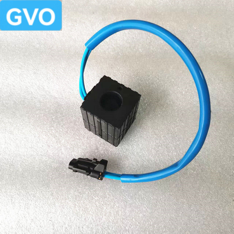 1024 Lovol FR60/65/80/150/170 12V24V এর সাথে সামঞ্জস্যপূর্ণ Excavator pilot rotary solenoid valve coil